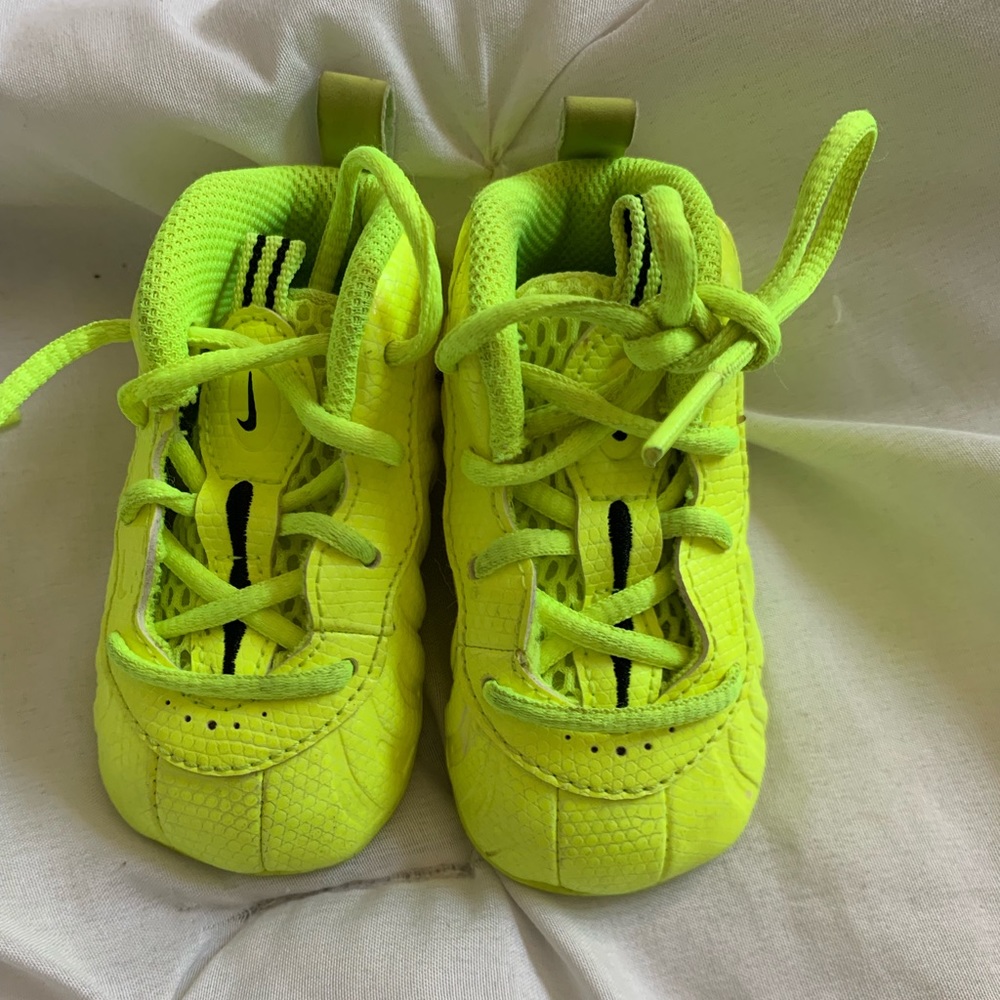 Nike foamposite baby shoes